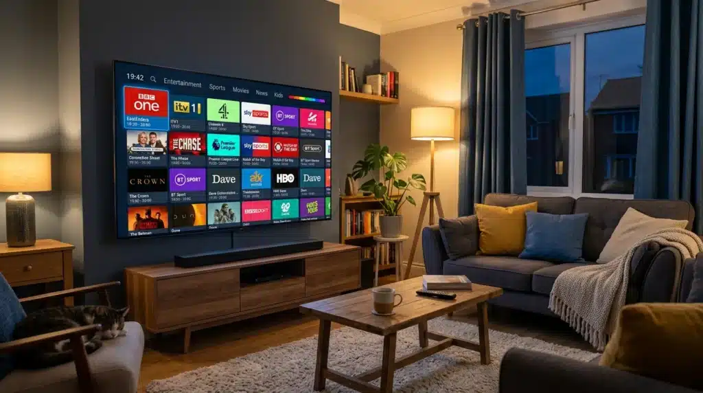 how to set up IPTV on a smart TV in the UK