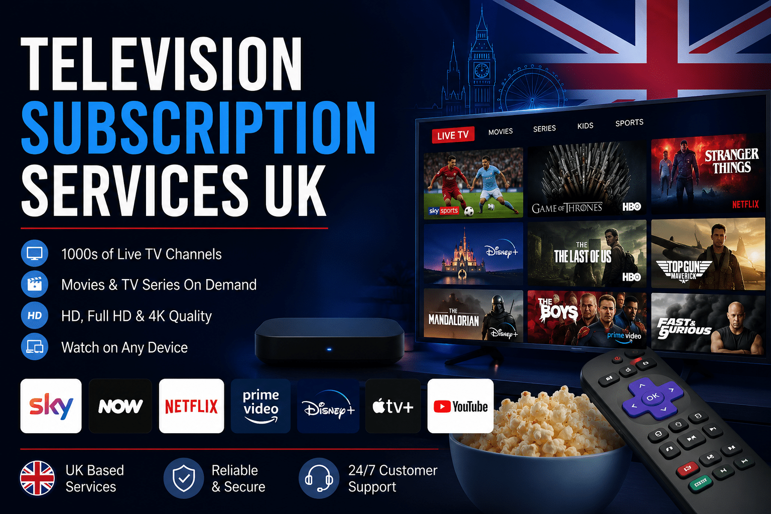 Television Subscription Services UK
