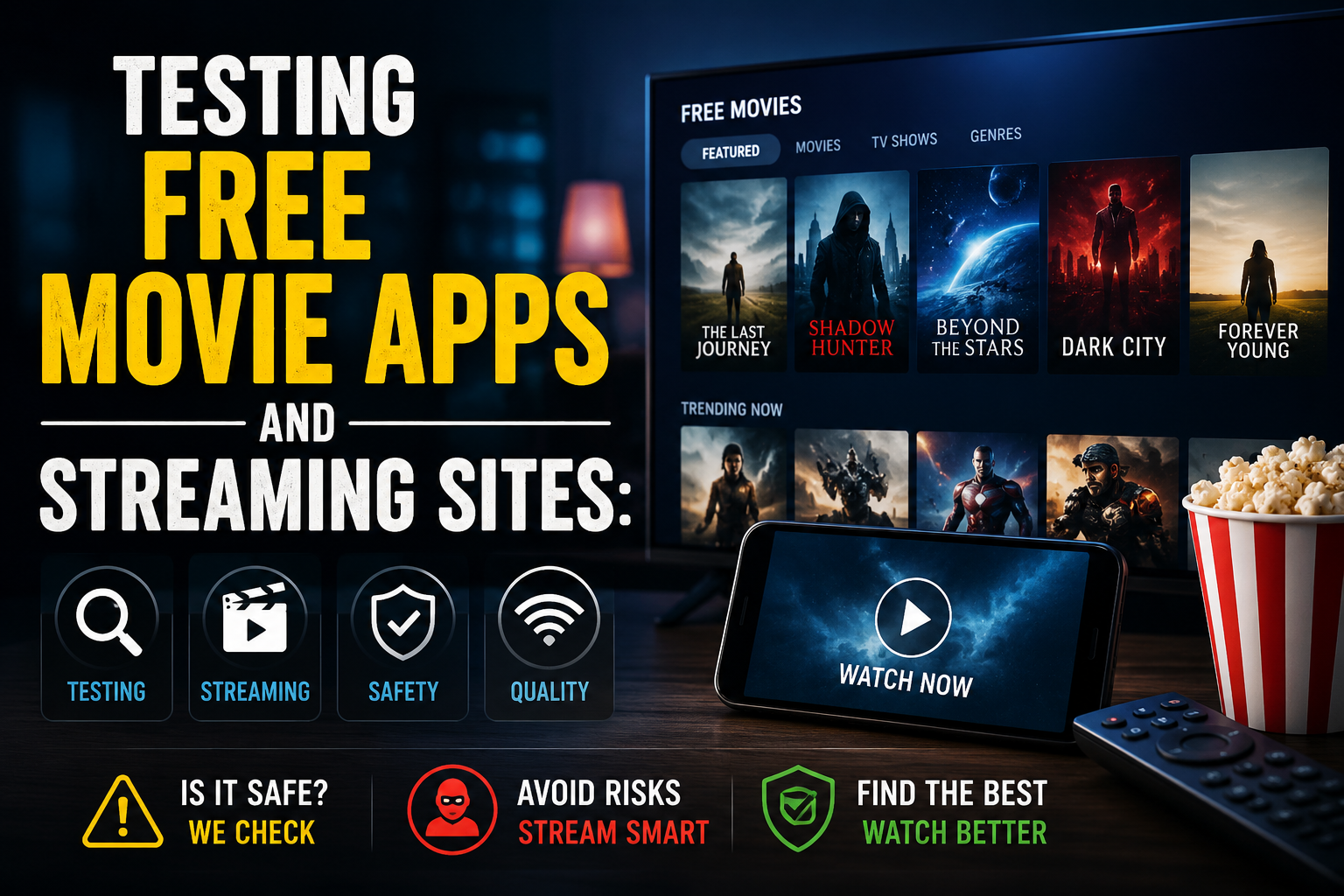 Testing Free Movie Apps and Streaming Sites